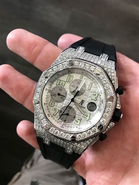 audemars piguet royal oak offshore diamond replica|royal oak offshore collection 42mm.